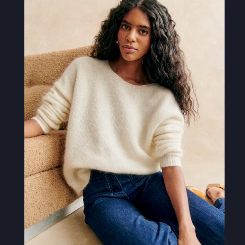 Sezane Astride Jumper Ecru - Size XS - Picture 4 of 4